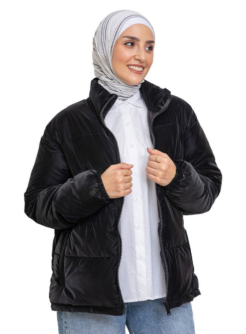 Black Puffer Jacket 1 - Khotwh